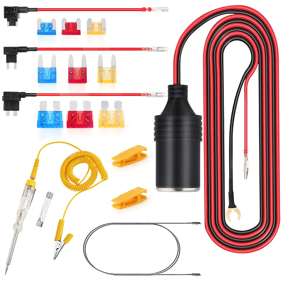 Amazon.co.jp: シガーソケット ヒューズ電源 電源取り出し 増設